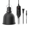 REPWILD Reptile Light Fixture with Dimming Thermostat, 5.5 Inch Deep