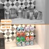 Clear Water Bottle Organizer,Stackable Bottle Storage Rack,4 Pack Wine and