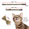 Bowtie Cat Collars Breakaway with Bell, Adjustable Cute Kitty Collars