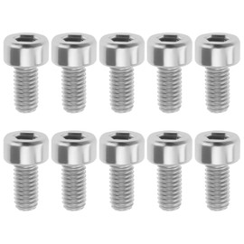LT Easiyl 10pcs M3x6mm Guitar Tremolo Clamp Locking Nut Screws Compatible with Floyd Rose (Silver)