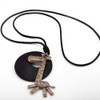 BHAHAI 30 PCS Black Necklace Cord with Lobster Clasp Waxed