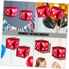 WHAMVOX Cube Dice Balloons 20pcs Game Theme Party Decorations Aluminum