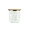 Purely Home Green Polka Dots Decaf Tea Storage Canister -