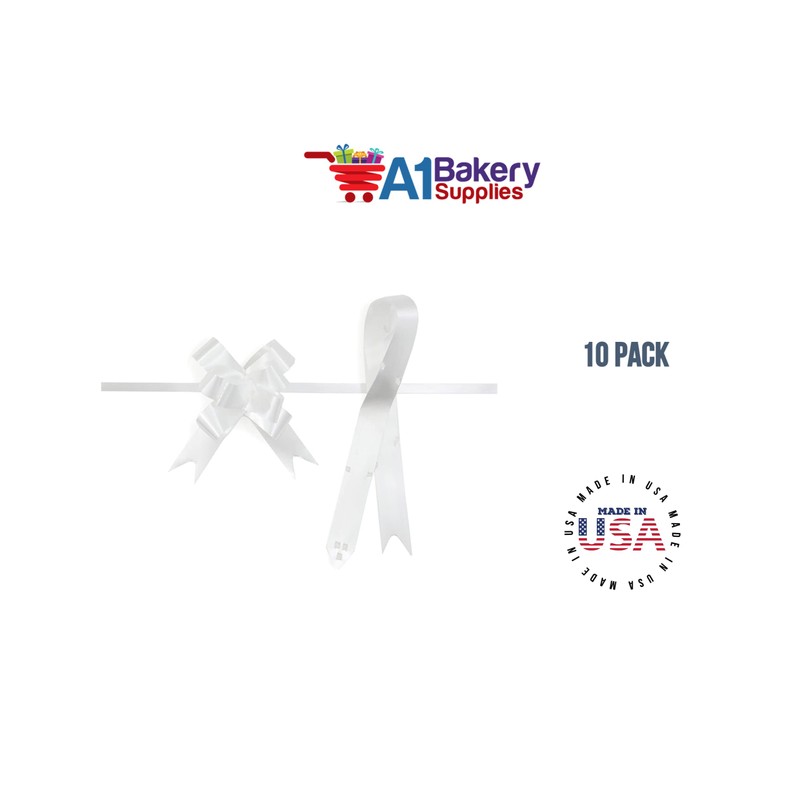 Butterfly Pull Bows 4" with 10 Pack by A1 Bakery