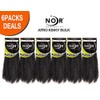 Janet Collection Synthetic Hair Braids Noir Afro Kinky Bulk 24"