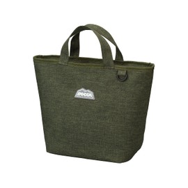 CBJAPAN BOCCA Insulated Bag, Bento Box, Capacity 2.8 gal (8 L), Inner Surface, Aluminum, Cold Insulation, Khaki Insulated Lunch Tote