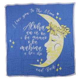 coco moon hawaiian quilt blankets (love you to the mahina and back)