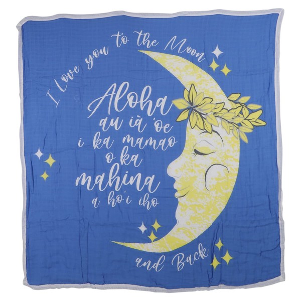 coco moon hawaiian quilt blankets (love you to the mahina
