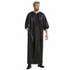 Musuly Men's Kaftan - Traditional Thobe Abaya Djellaba, black