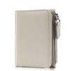 Noaivoky Women's Compact Mini Wallet, Bifold, white (off-white)