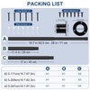 INSIMHEART Closet Rods for Hanging Clothes, 17-69in Heavy Duty Adjustable