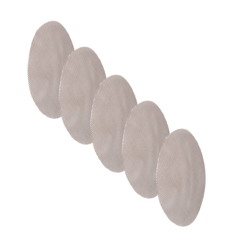 5Pcs High Temperature Resistant Barbecue Round Mat Reusable Non Stick