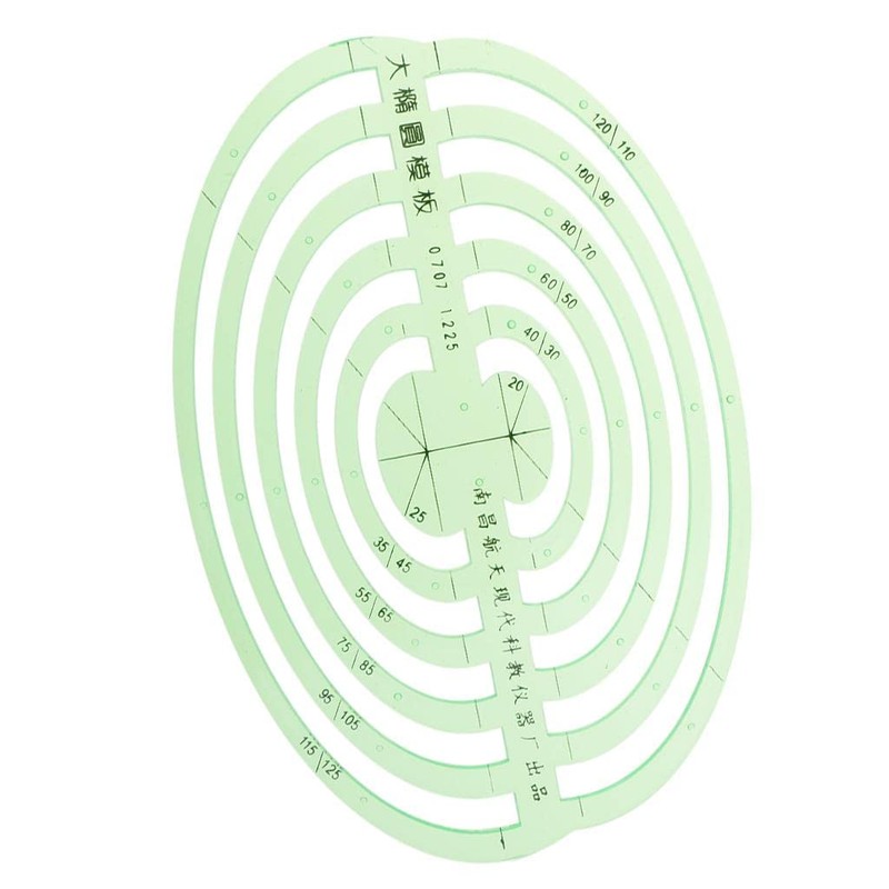 Milageto 1 Piece Template Ruler, Stencils, Drawing Template for All