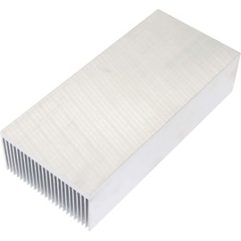 Audiofan Heatsink Aluminum Heat Sink Heat Dissipation Plate x 1, Approx. 2.7 x 5.9 x 1.5 inches (69 x 150 x 37 mm), Silver