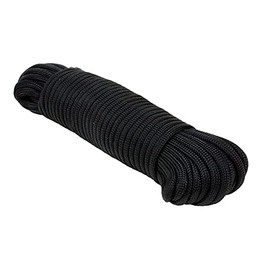 Extreme Max 3008.0451 Black 5/32" x 25' Type III 550 Paracord