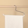 VASLIM 8 Pack Blanket Hangers Heavy Duty Black Vinyl Coated