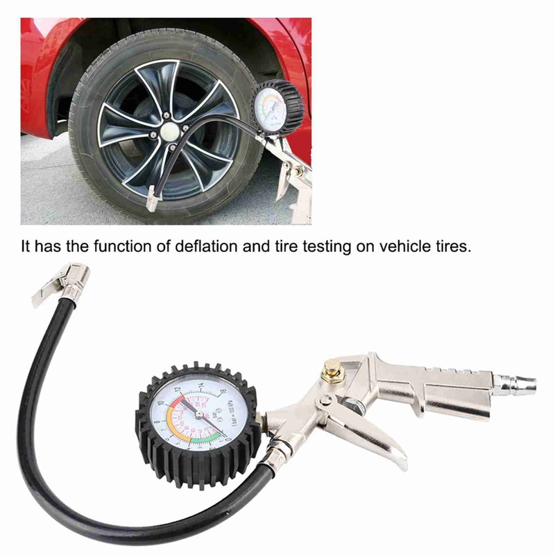PC 8508 Multifunctional Car Automobile Tyre Pressure Gauge Inflator Pump