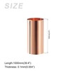 METALLIXITY Pure Copper Sheet (1000mmx100mmx0.1mm) 2Pcs, Metal Copper Plates -