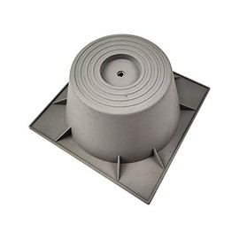 Dakota Sourcing 18030 One Piece Condenser Risers, Heat Pump Stands, for Use with Condensers, Heat Pumps, and Air Handlers, Pack of 4 (3")