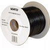 LOT OF 5 FEET BLACK FIXTURE WIRE- 18 GAUGE SINGLE WIRE   TR-887