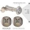 Door Viewer Peephole,Solid Brass 200 Degree Peep Hole with 16