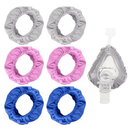 Pack of 6 Respirator Covers, Multicoloured Respiratory Mask Lining, Reusable Mask Covers, Respiratory Accessories, Respiratory Nose Mask, Cotton Cover