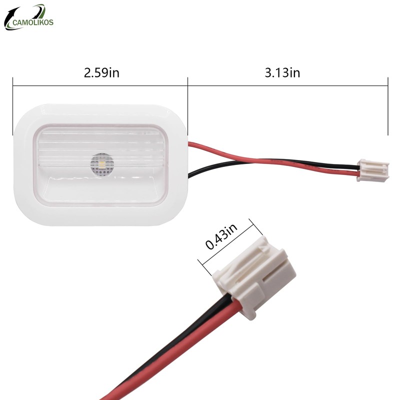 5 Pack W10843353 W11205083 W10695459 Light Bulb Compatible with Whirlpool