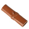 [ATELIER WEISS] Genuine Leather Roll Pen Case, Braun, Casual