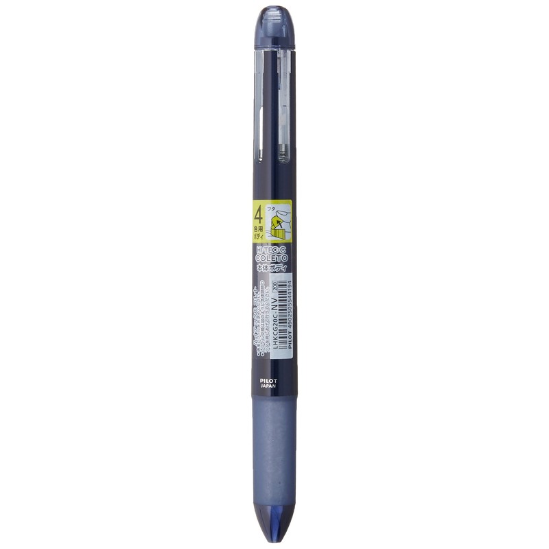 PILOT Multi-Pen Body, Hi-Tec-C Coleto, For 4 Colors, Navy Body