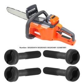 Be In Your Mind 4Pcs Top Cover Screw Steel Pan Head Machine Screw 503203474 503203425 503203401 525887001 Compatible with Husqvarna 340 345 365 371 Black