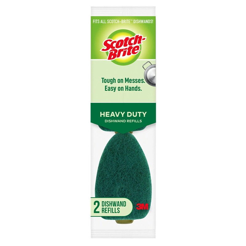 Scotch-Brite Heavy Duty Dishwand Refills, Keep Your Hands Out of