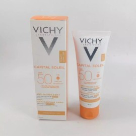 VICHY Capital Soleil SPF50  ANTI-TACHES 3 EN 1  50ml *NEW IN BOX*