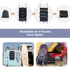 Surblue Travel Hanging Luggage Organizer Portable Suitcase Closet Organizer Multiple