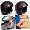 Mobestech 2 Sheets Reflective Flame Stickers for Car Motorcycle Skateboard