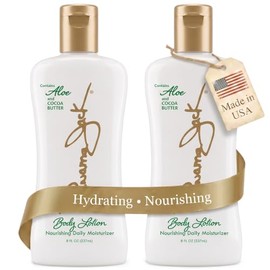 Panama Jack Aloe Moisturizer Lotion - After Sun Daily Skincare, Contains Aloe, Cocoa Butter, Olive Oils with Vitamin E, 8 FL OZ (Pack of 2)
