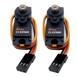 2Pcs Corona CS929MG 2.0kg/0.11sec/12.5g Metal Gear Analog Servo for Driving Flight Airplane 450 RC Helicopter
