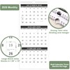 2026 Wall Calendar - 3-Month Wall Calendar Display (Folded in