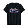 Lalalalala Layla Jünger Heiler Malle JGA Party Layla Malle T-Shirt,