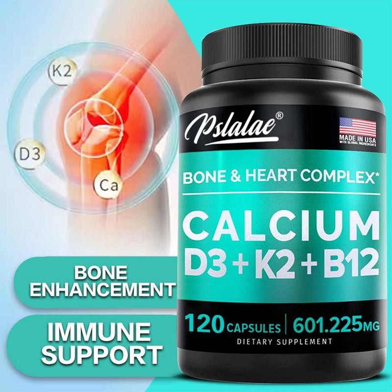 Pslalae 4-in-1 Calcium 600 mg with Vitamin D3 K2 B12