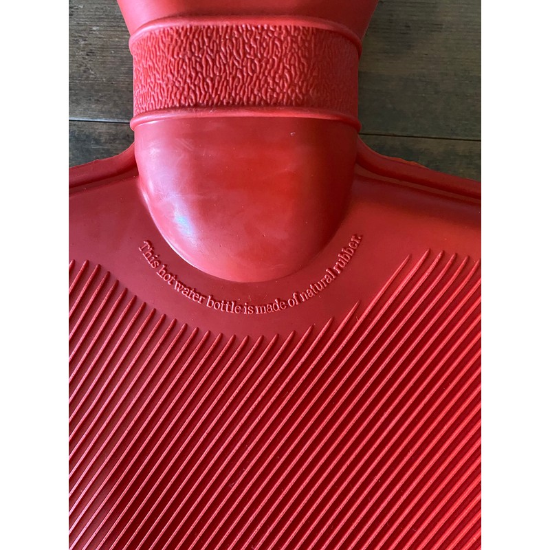 Vagabond Bags Ltd Wärmflasche, gerippt, 2 l, Rot