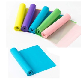 VOANZO 5pcs Yoga Elastic Resistance Bands, Expander Stretch Exercise Rubber Band Fitness Equipment Pull Rope Strength Training Gym