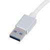USB 3.0 to Ethernet Adapter 4 in 1 Multiport Multifunction