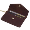 BAWAKO Leather Card Case, Wallet RFID Protection, Key Ring, Portable