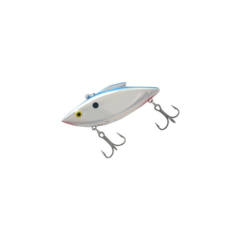 Rat-L-Trap Lures 1/8-Ounce Tiny Spin Trap (Chrome/Blue Back/Silver Blade)