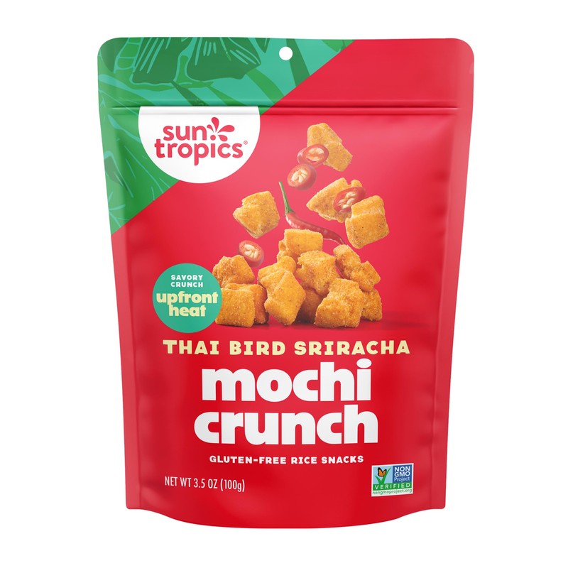 Sun Tropics Mochi Snack Bites, Thai Bird Sriracha Flavor- 3.5
