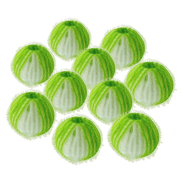 Amgeer Pet Hair Remover for Laundry, Reusable Lint Remover Balls Dryer Washing Balls Pet Hair Remover Laundry Ball, 10 Pieces