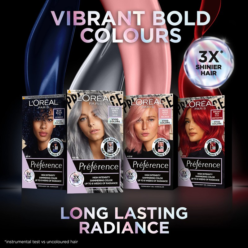 L'Oréal Paris Permanent Hair Colour, Long-Lasting Shine and Intense Colour,