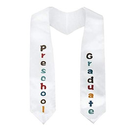 GraduatePro Preschool Printed Graduation Stole for Kids