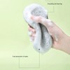 2pcs Face Sponge, Strong Cleansing Power, Porous Adsorption, Effective Cleaning