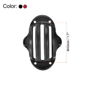 PATIKIL Pack of 2 Golf Ball Line Ship Marking Drawing Stencils Marker Alignment Tool for Golf Sports Black Red